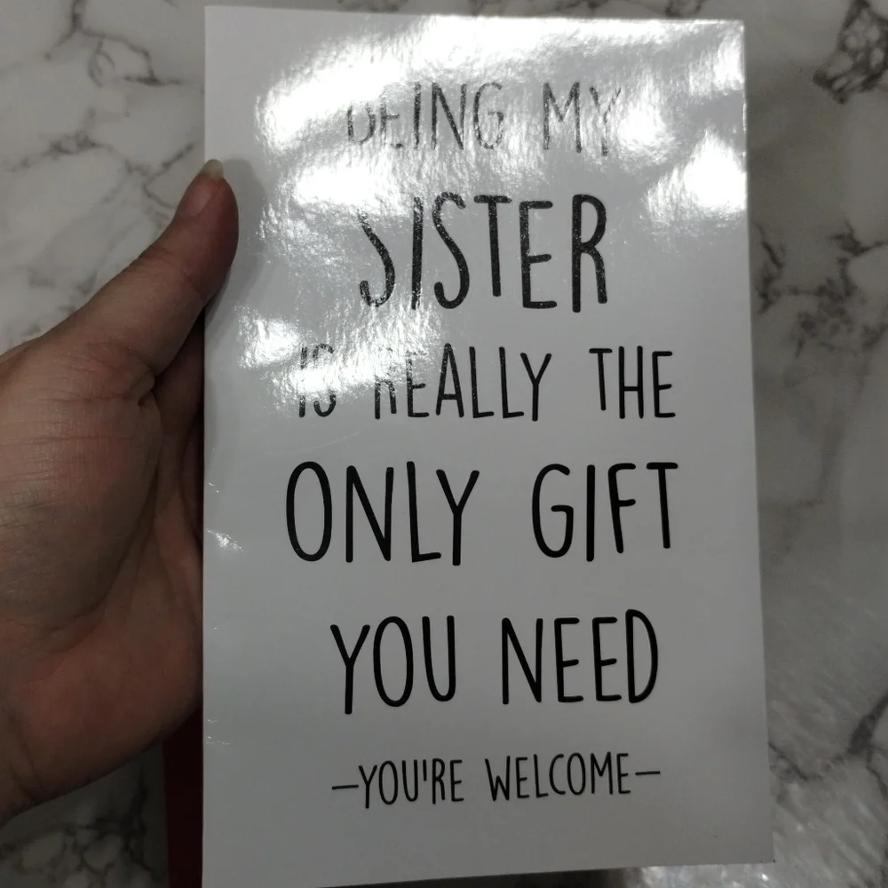 Funny Sister Card - Picture 4 of 6